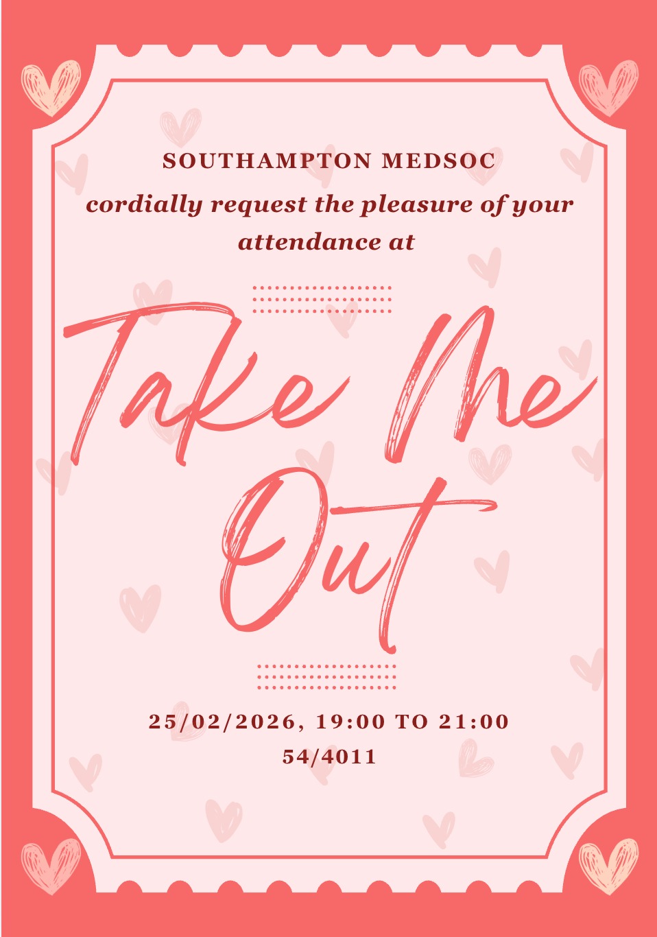 MedSoc Take Me Out